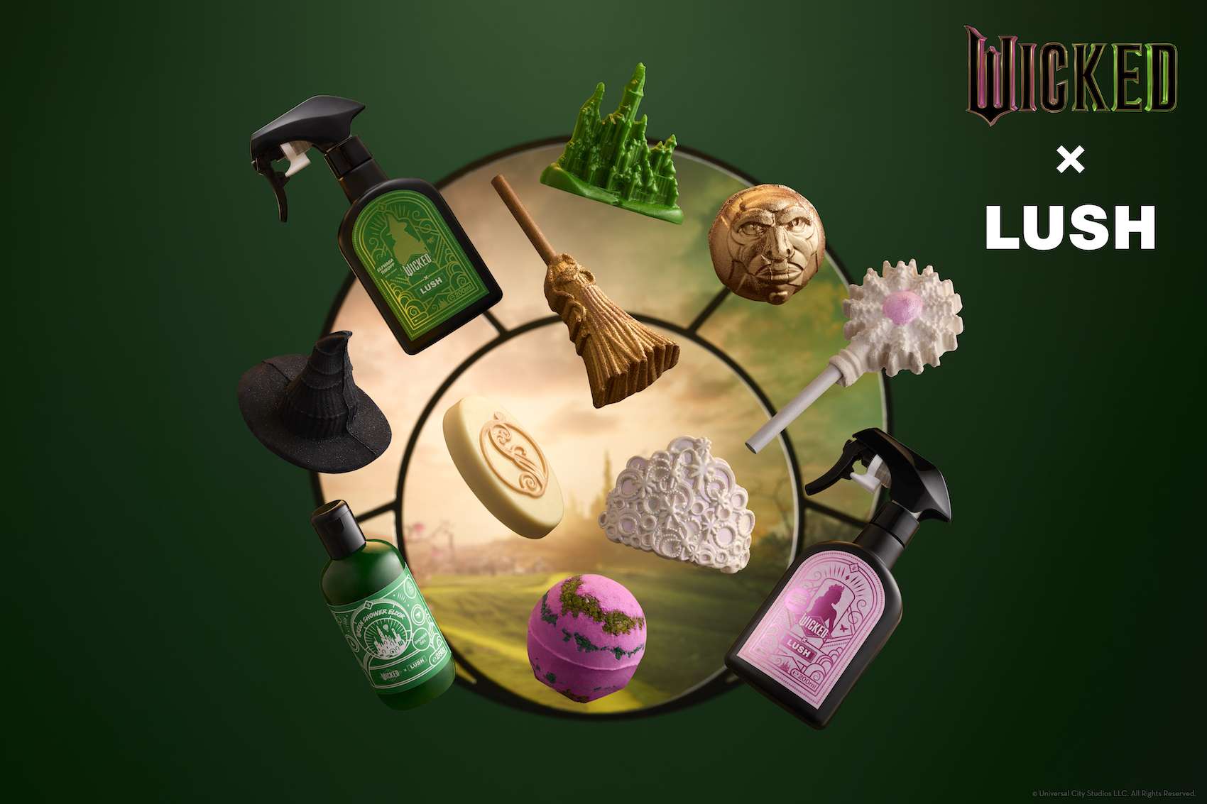 Wicked: For Good x Lush: The Enchanting Collaboration 2 Collection Wicked x Lush 2024