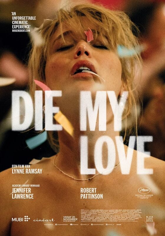 Poster for Die My Love film by Lynne Ramsay