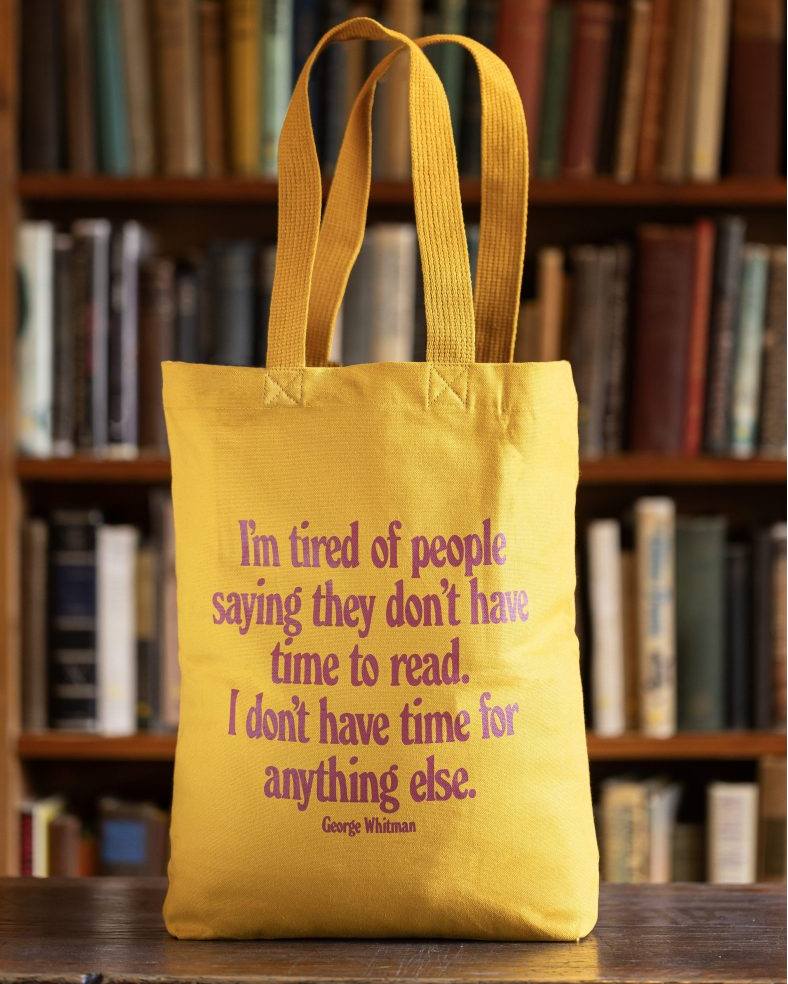 Tote Bag with Shakespeare and Company Wording
