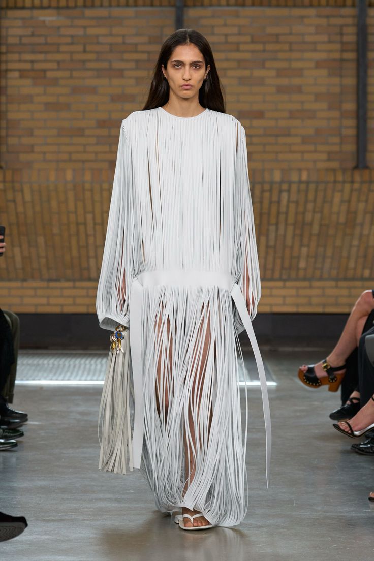 Fringe dress Calvin Klein Spring Summer 2026