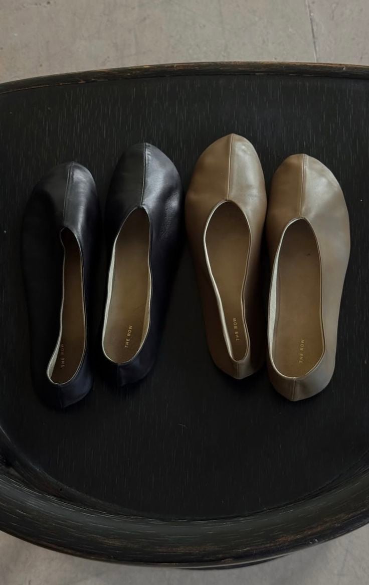 The Row ballet flats