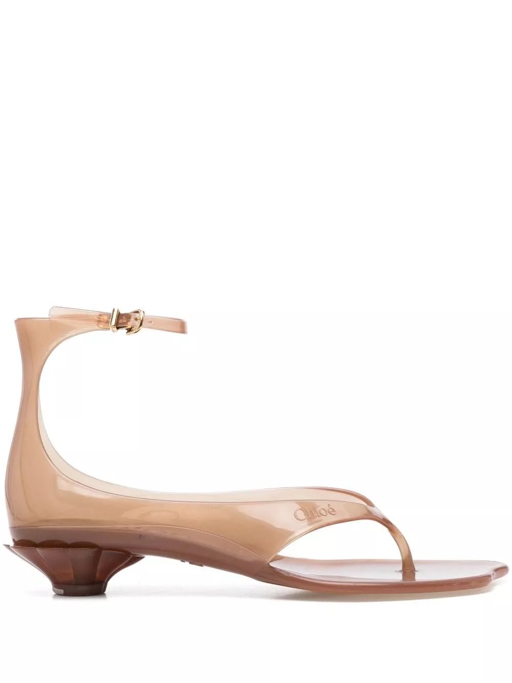 Jelly shoes make a comeback in spring trends? 19 Chloé jelly thong angle-strap