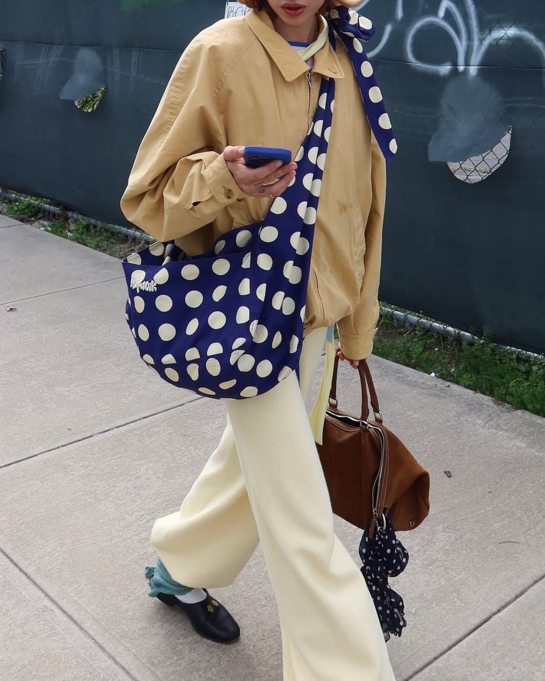 The polka dot print is back like never before! 40 Polka dot printed bag