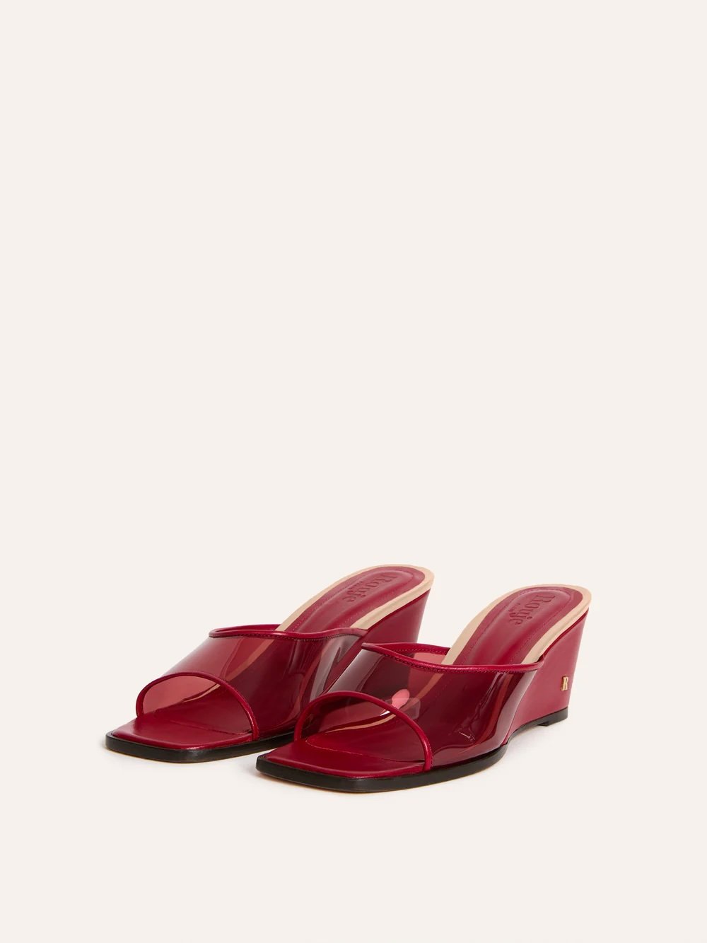 Natty Mules burgundy Rouje