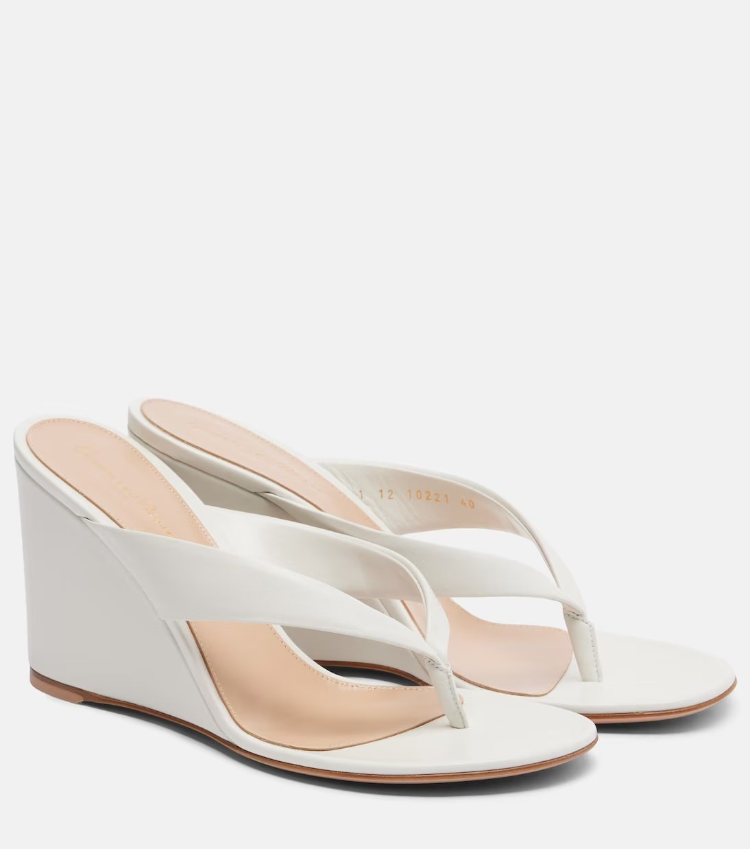 Gianvito Rossi wedge flip-flops