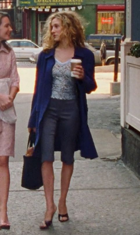 The Elegant Return of Capri Pants 2 Carrie Bradshaw Sex And The City outfit capri pants