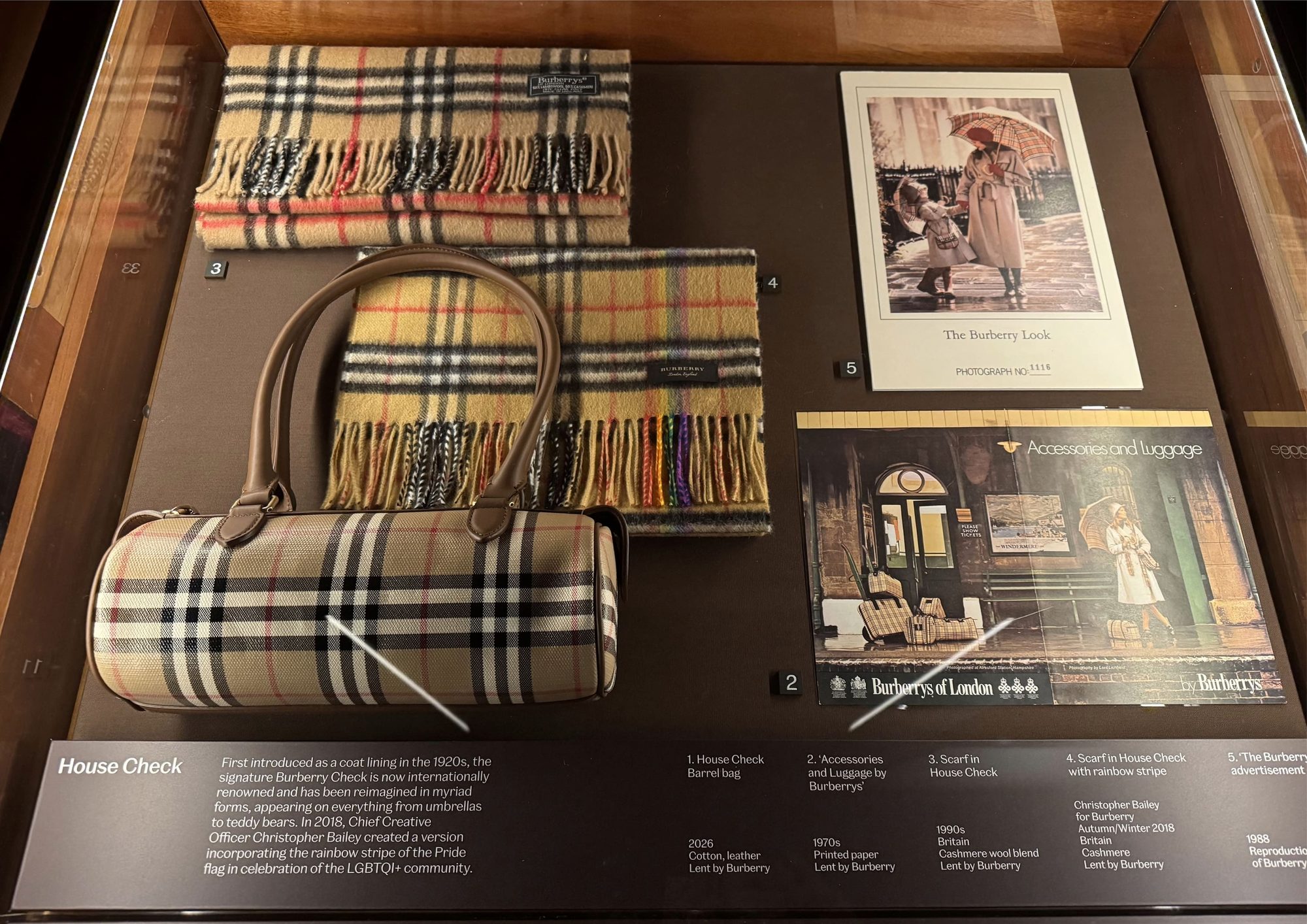 The Burberry Trench: Crafting an Icon - the meeting at the V&A Museum 7 Burberry Check
