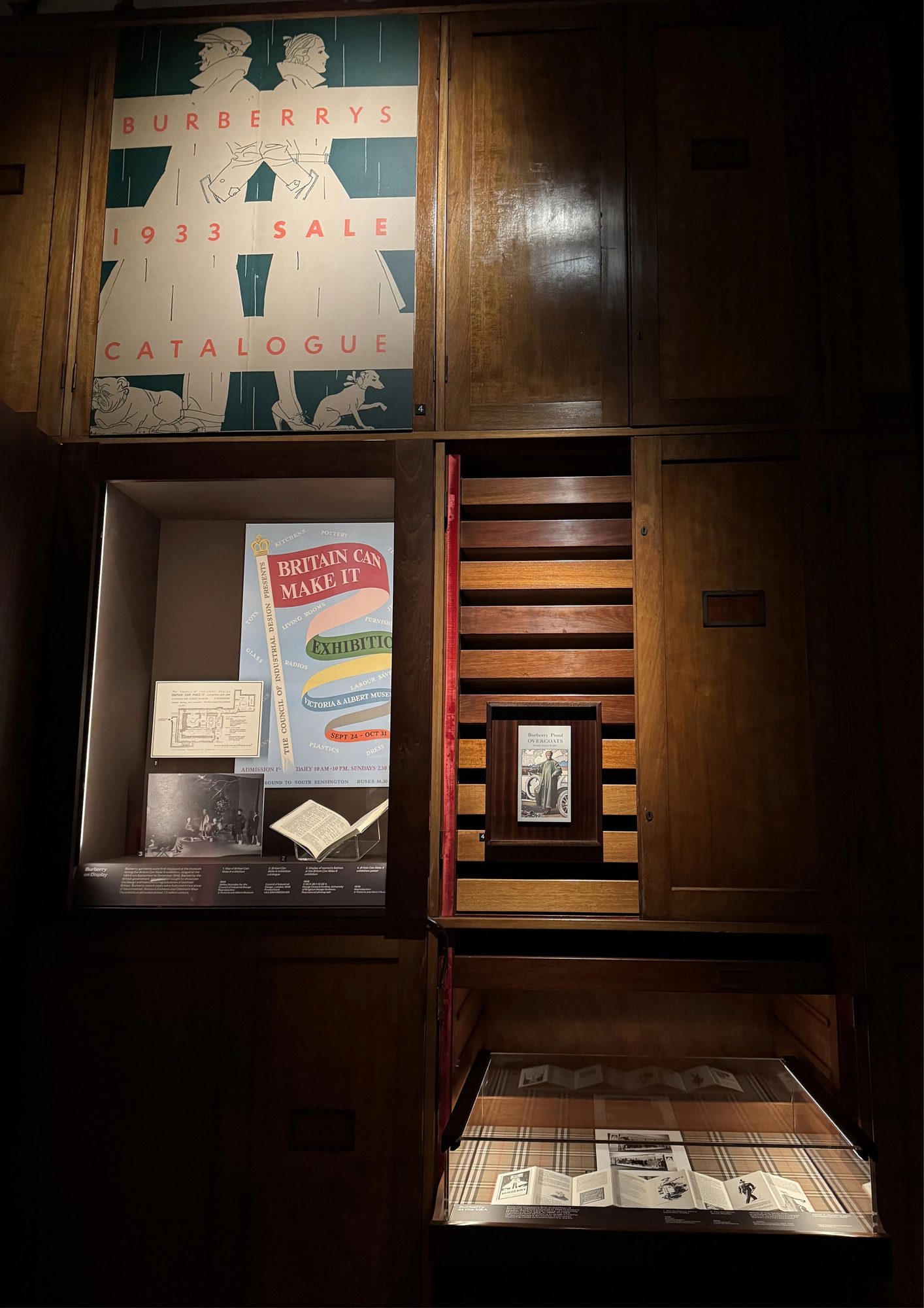 The Burberry Trench: Crafting an Icon - the meeting at the V&A Museum 4 Burberry Exhibition Victoria & Albert Museum South Kensington